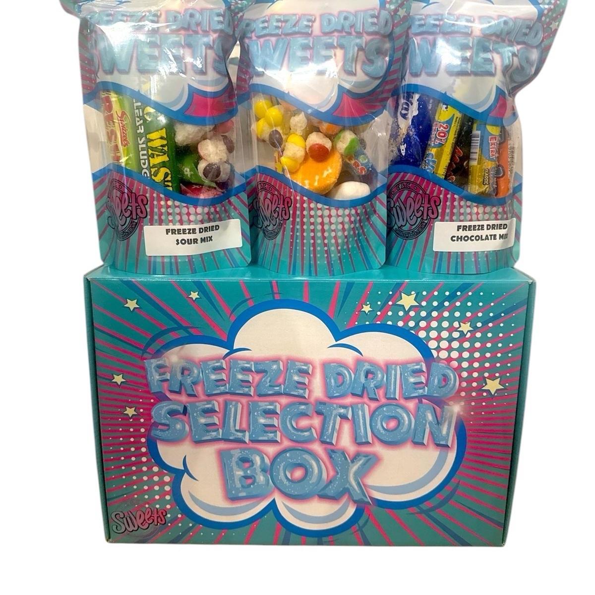 Freeze Dried Snack Selection Box - 3 Mixed Packs of Sweets and Chocolate