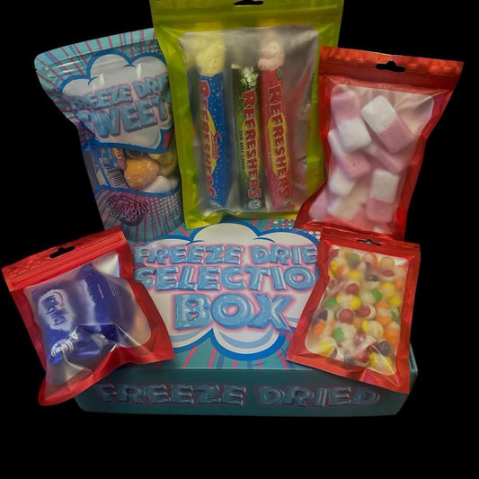 Freeze dried selection box mixed bundle sweets chocolate